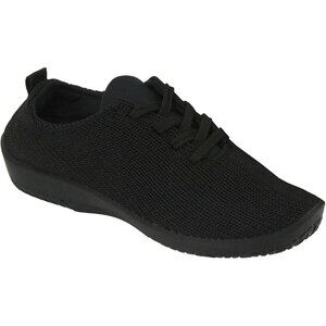 NEW Arcopedico Women LS Knit Black Lace Up Sneaker Dress Shoes